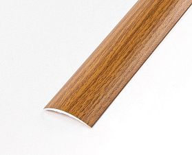 Порог (стык) Русский профиль  разноуровневый декорированный, 20*1800 мм, Дуб тёмный